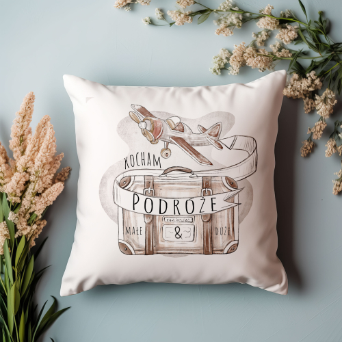 Poduszka Prezent Hobby PODRÓŻNIK TURYSTA