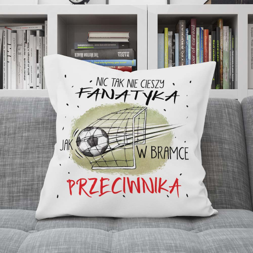 Poduszka Prezent Sport PIŁKA NOŻNA kibic