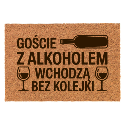 Zabawna Wycieraczka Kokosowa Prezent Na Parapetówkę  Do Mieszkania Alkohol