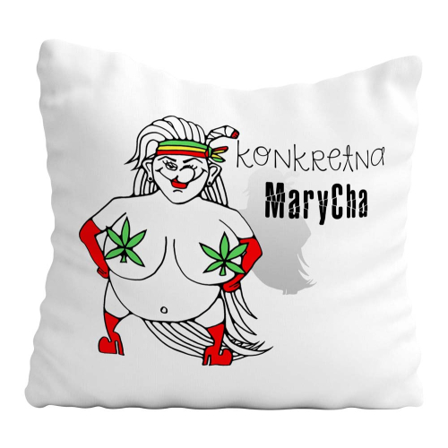 Poduszka Prezent Rasta Trawka Marihuana MARYCHA