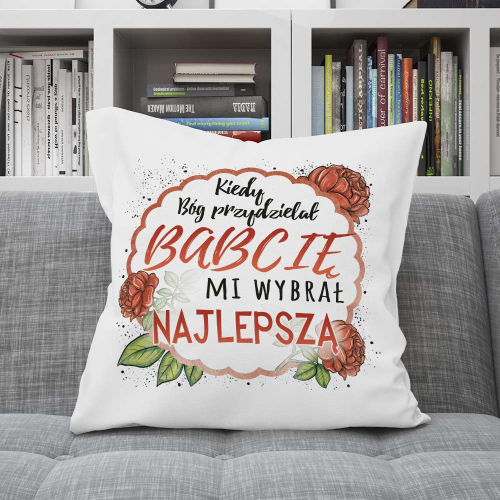 Poduszka  Prezent Dzień Babci NAJLEPSZA BABCIA