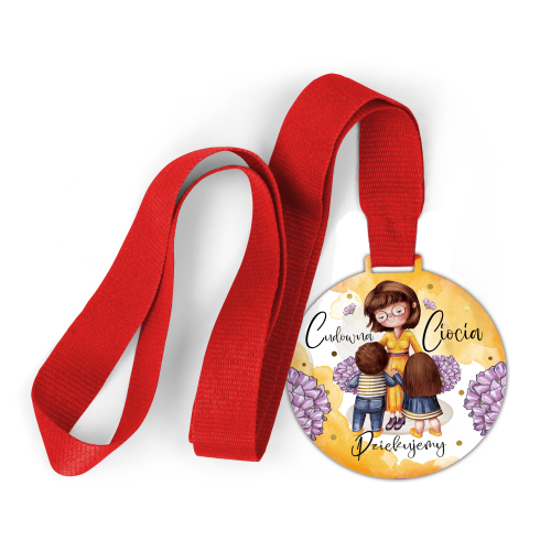 MEDAL PREZENT NA ZAKOŃCZENIE ROKU SZKOLNEGO PRZEDSZKOLE DLA NAUCZYCIELA WYCHOWAWCZINI CIOCI
