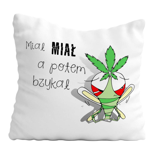 Poduszka Prezent Rasta Trawka Marihuana MIAŁ MIAŁ